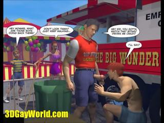 Charlie bij carnival 3d tekenfilm anime comics